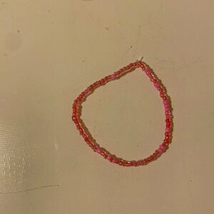 Pink sead bead bracelet